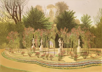 The Rose Garden at Nuneham Courtney, Near Oxford